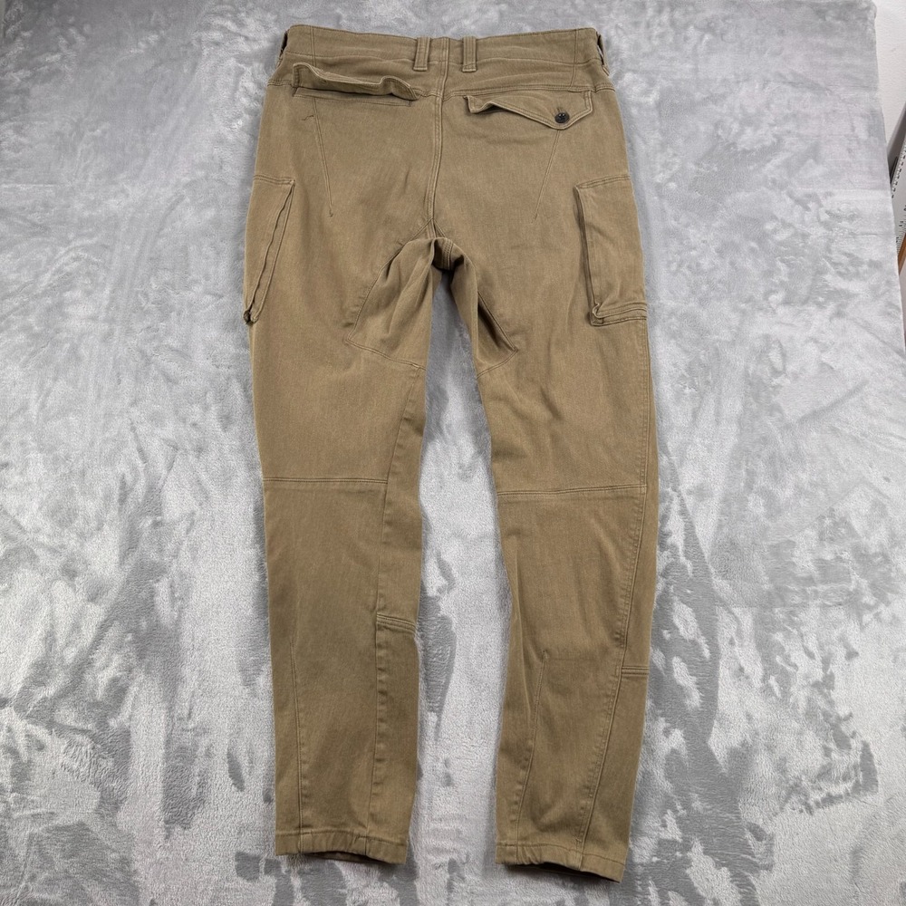 G-Star Raw Skinny Cargo Pants Men's 34x36 Green Tactical Utility Zip Pkt 3D - Picture 8 of 13